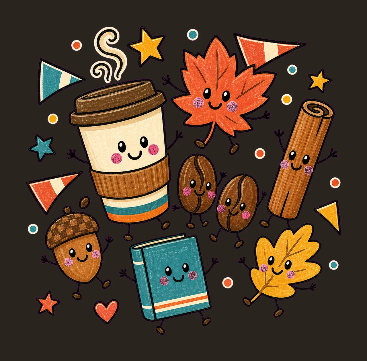 coffee lover fall 03 retro varsity sublimation instant shirt contrast preview thumbnail