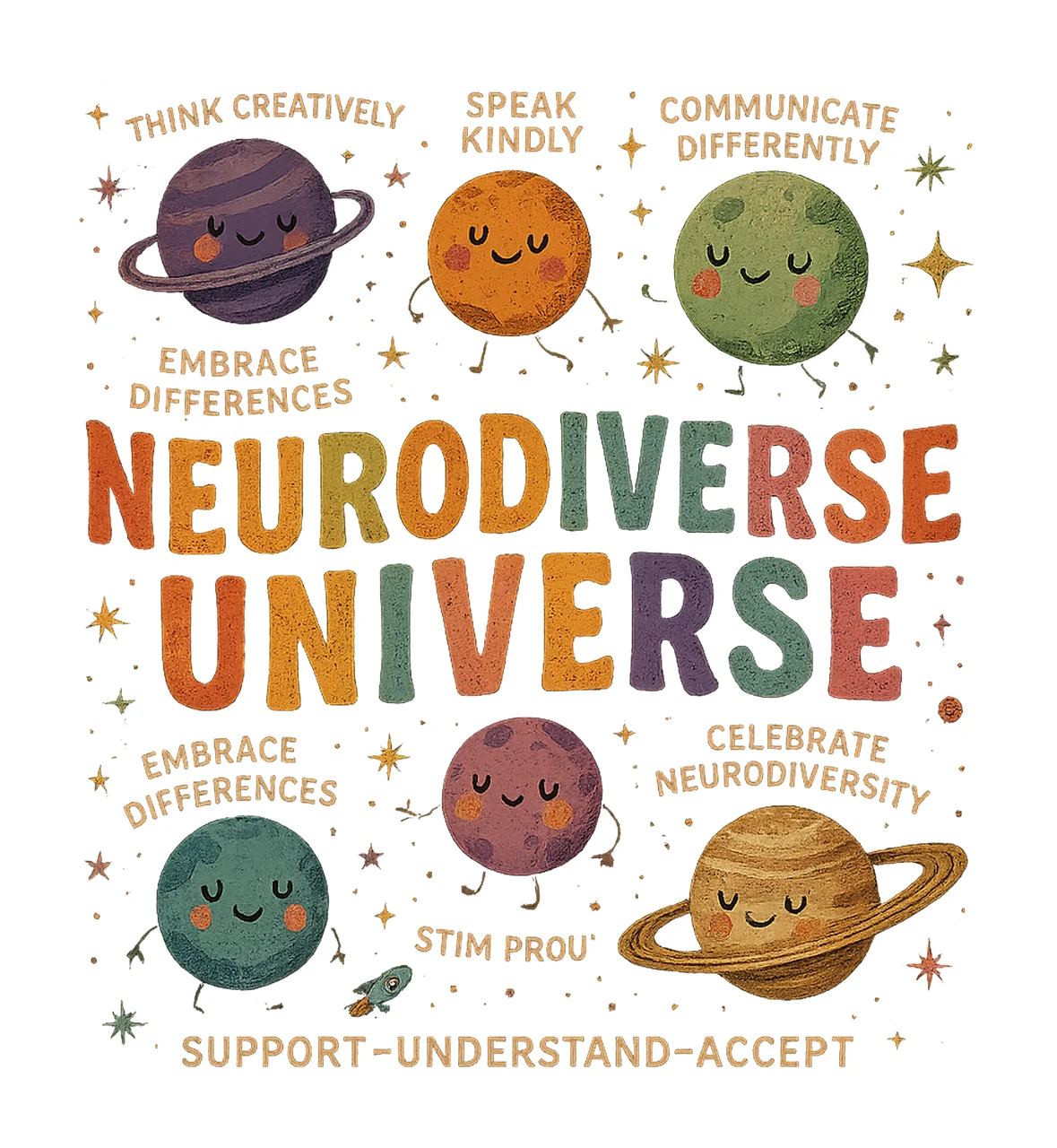 Neurodiverse Universe Special Education Teacher Design