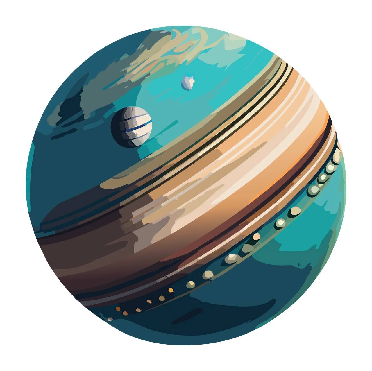 Circular Graphic With Diagonal Stripe Pattern circle display