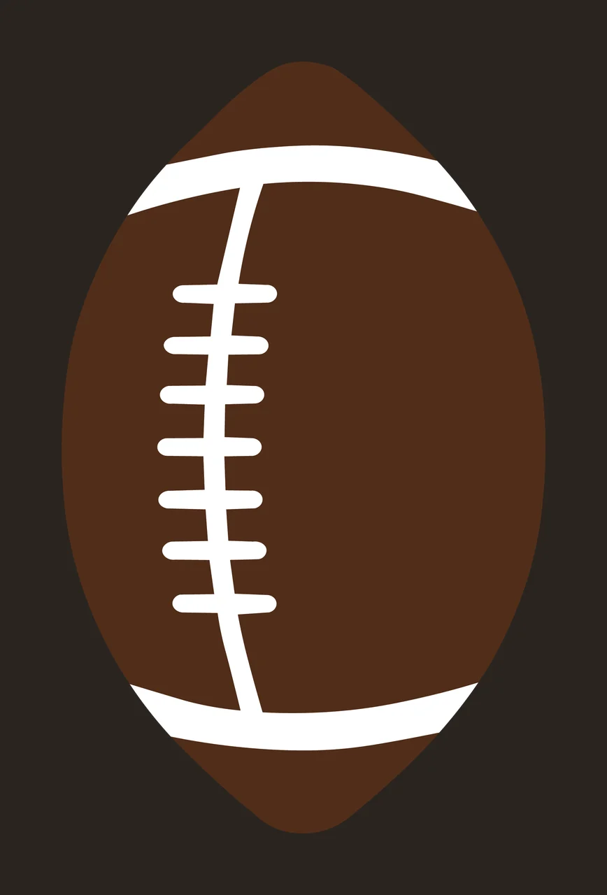 Football With Ball And Sport In Brown contrast preview thumbnail