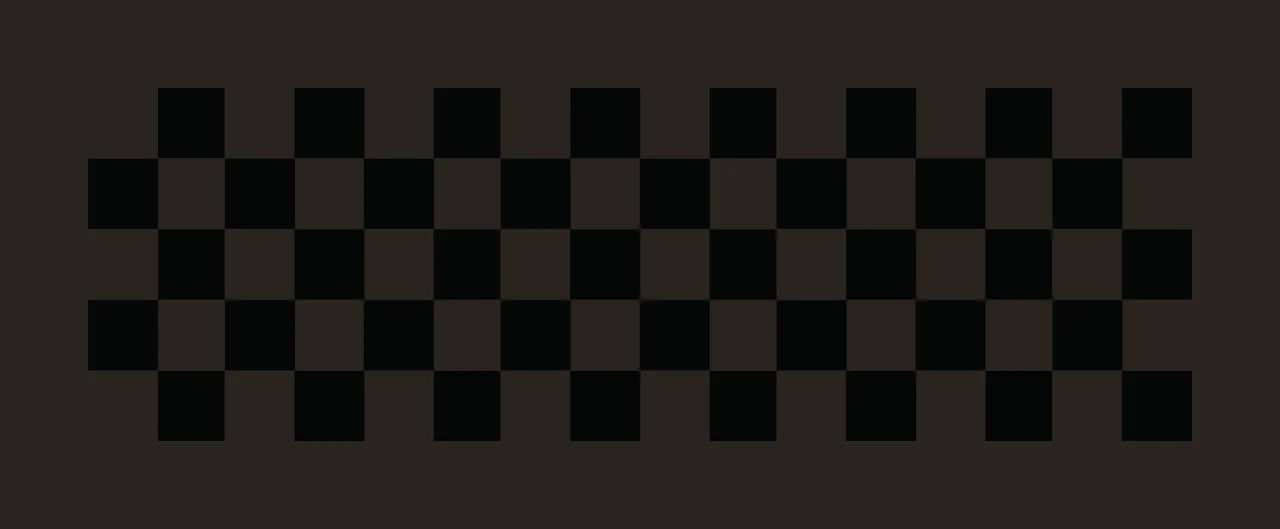 Horizontal Row Of Alternating Black And White Square tiled pattern contrast preview thumbnail