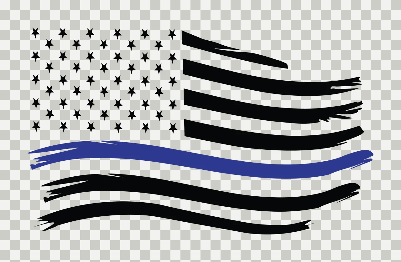 Flag Stars Of Flag Stars United States Wavy waving stripes transparency and detail preview thumbnail