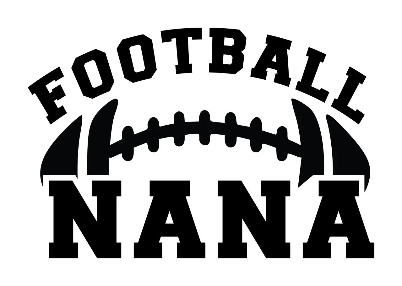 Football Bold Typography And Graphic For Family Theme text