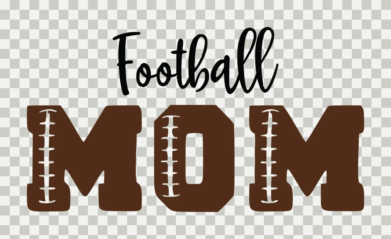 Football Text With Laces Design lettering typography black transparency and detail preview thumbnail