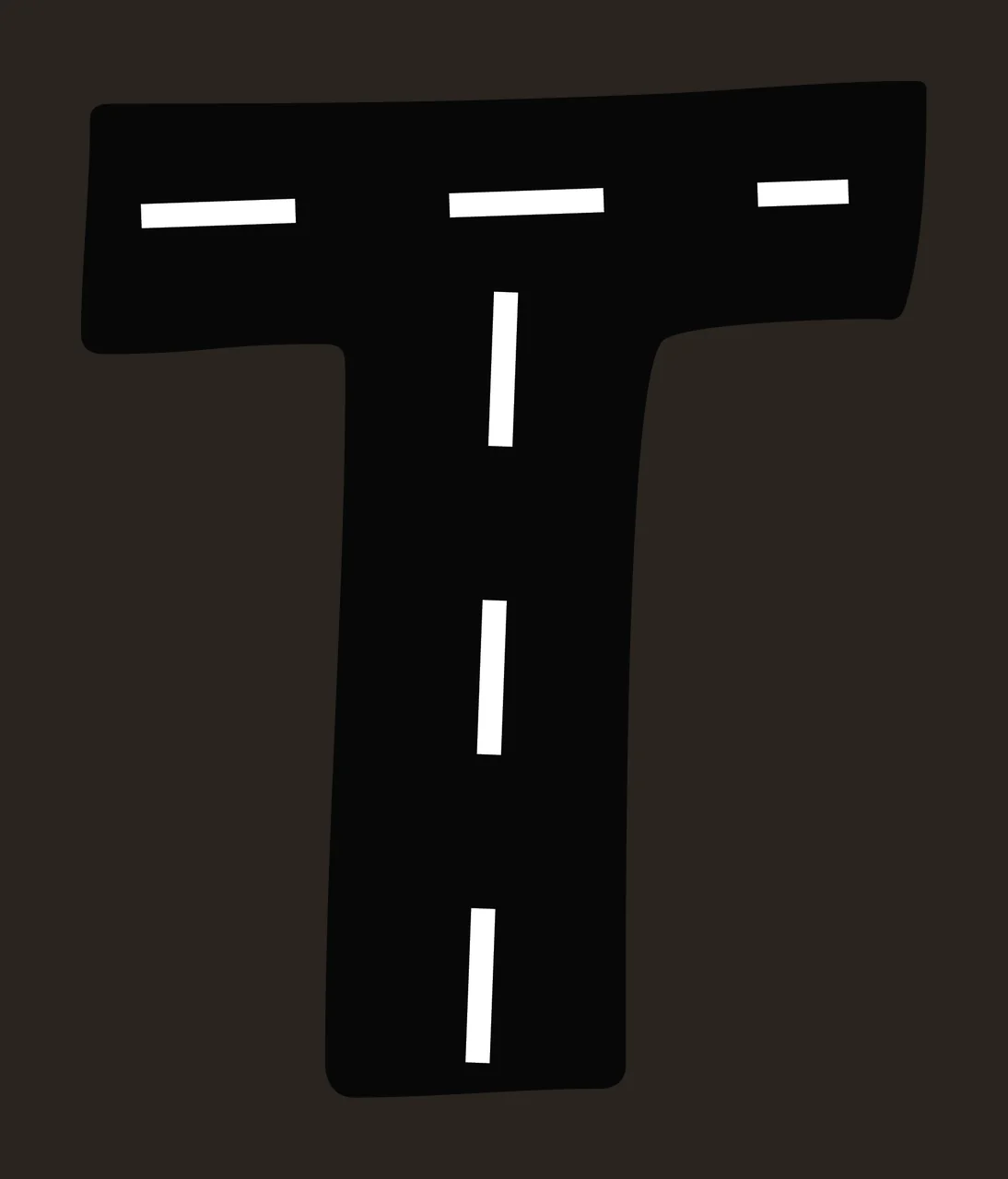 Race Track Font Character 10 racing checkered flag speedway contrast preview thumbnail