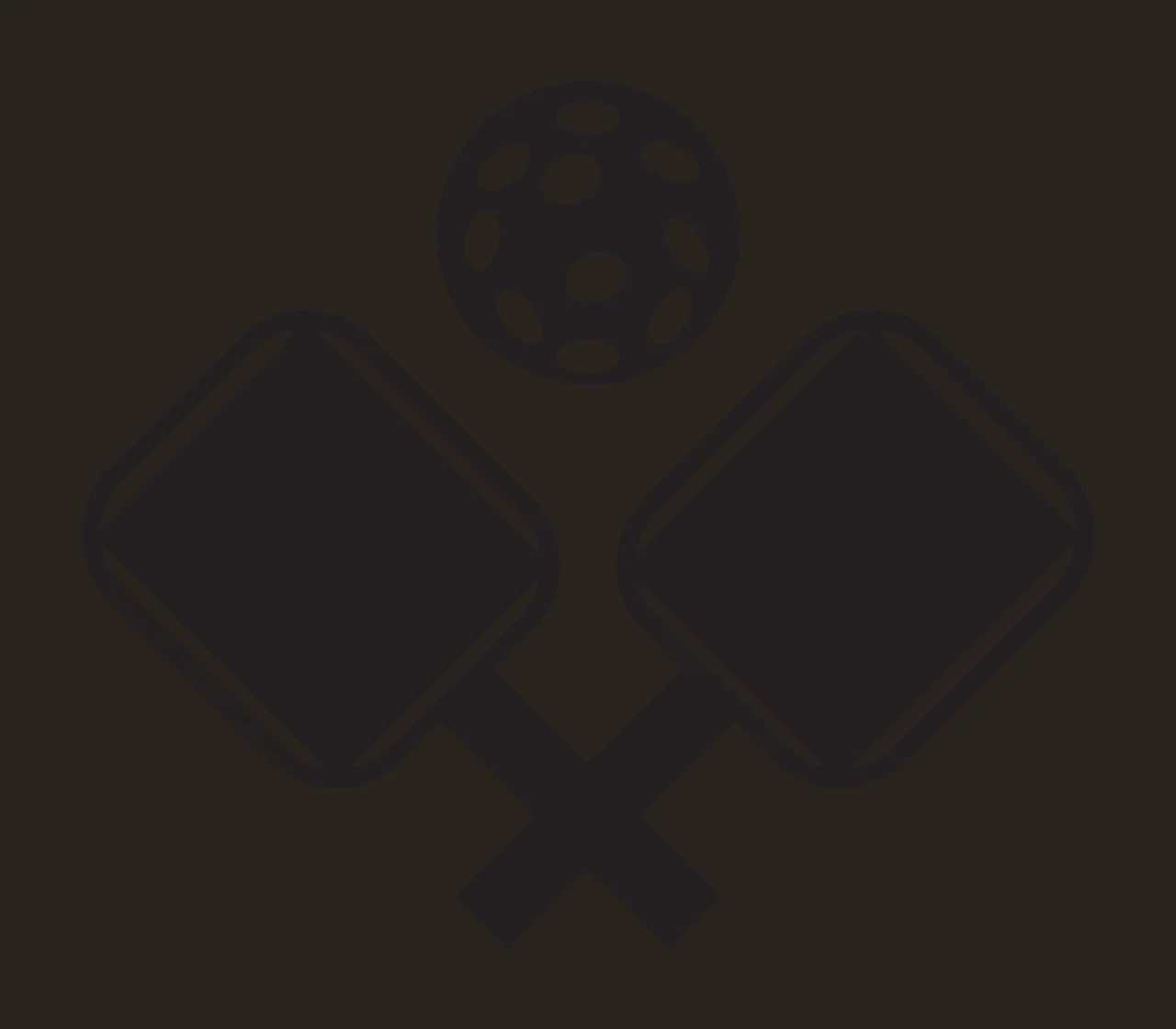 Crossed Paddles And Pickleball Graphic sports equipment crossing contrast preview thumbnail