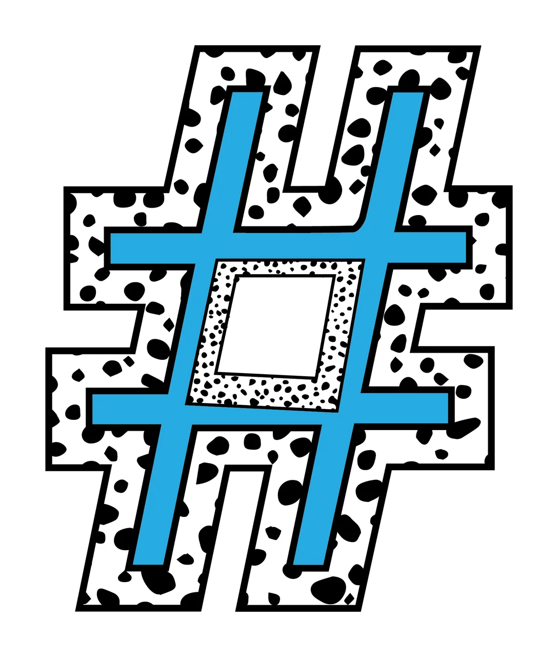 Dalmatian Dots Font Race Doodle Character 18 racing checkered flag