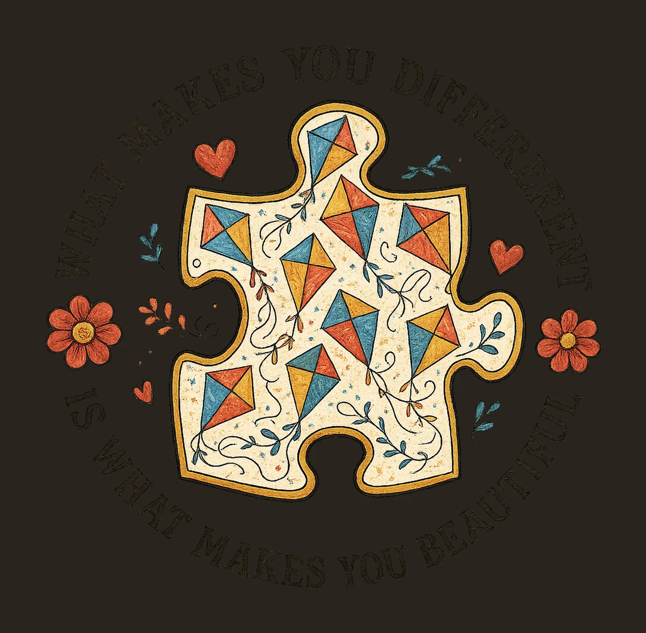 Retro Autism Coquette Autism Awareness Bow Design Special contrast preview thumbnail