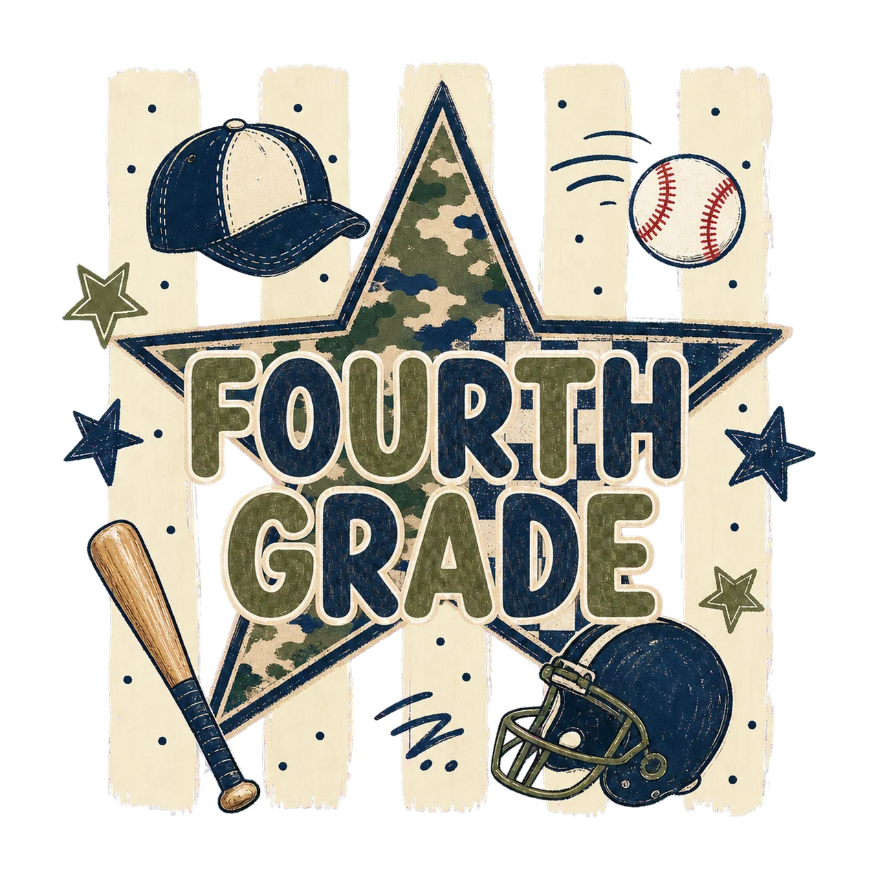 Star Camo Boys School Grade Series sublimation Variation F