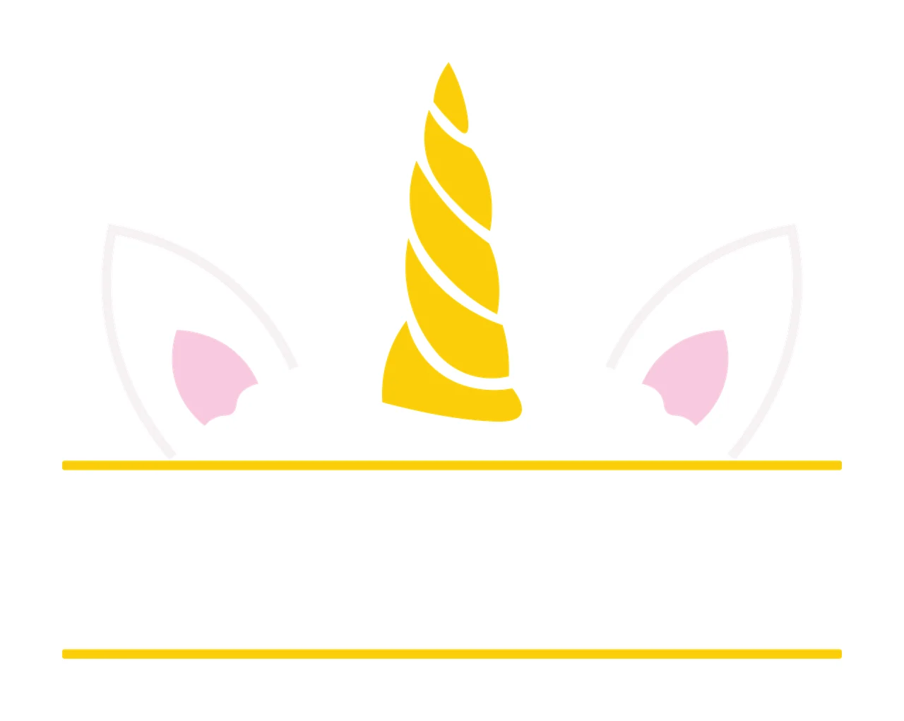 Unicorn Monogram Character 02 scalable logo design icon