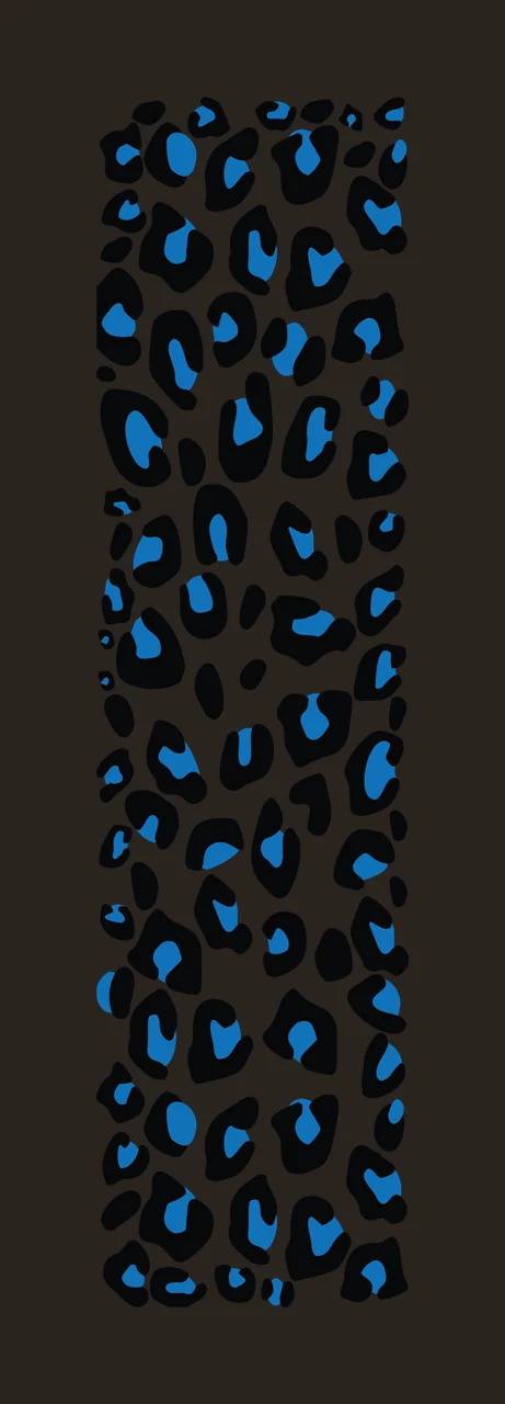 Continuous Leopard Skin Spot Design print spots graphic black contrast preview thumbnail