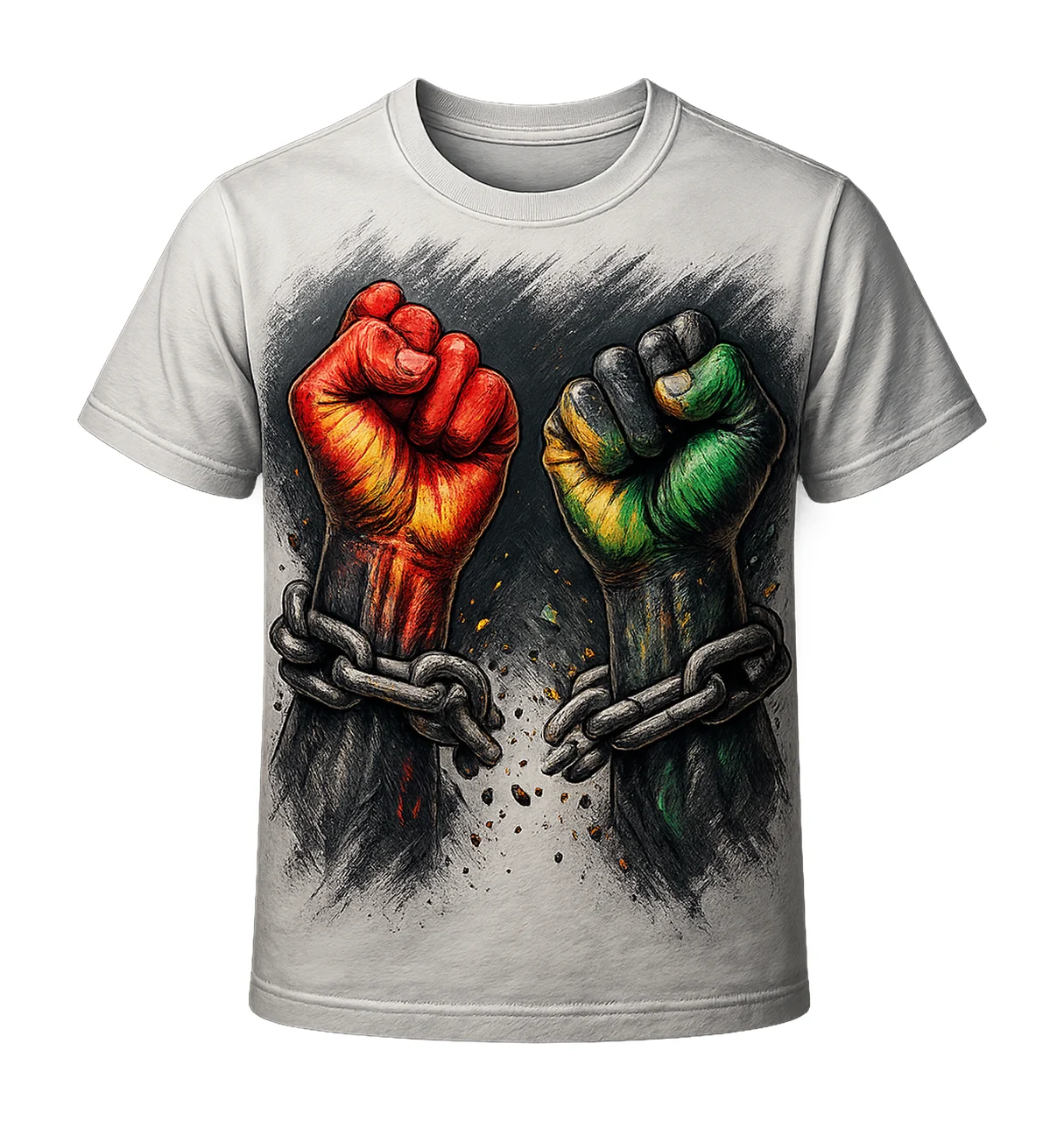 Breaking Chains Juneteenth Black History Design Freedom Day