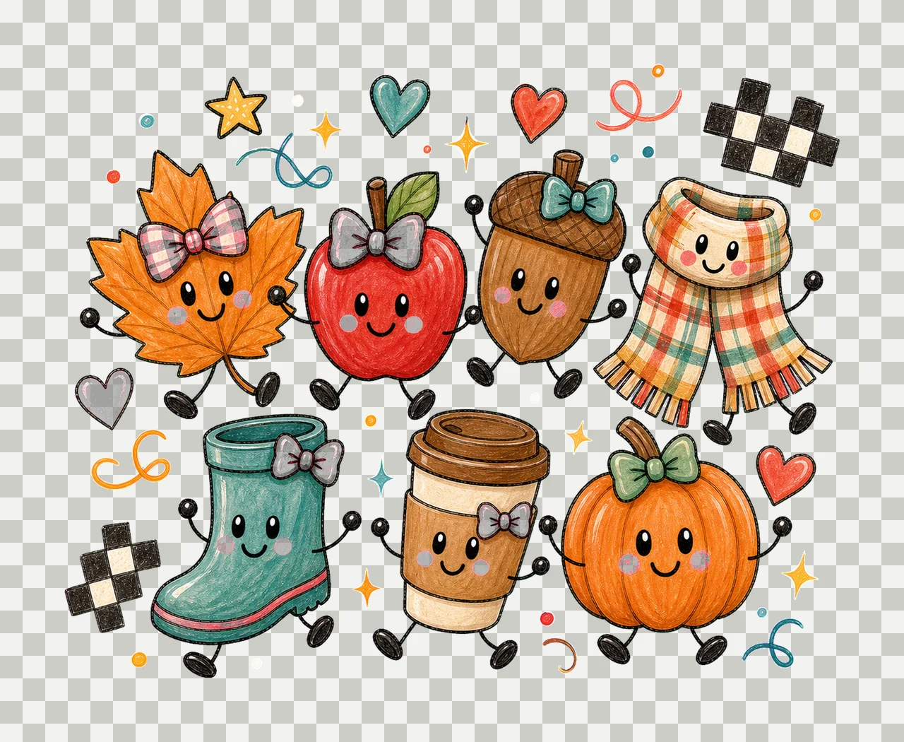 fall basics no halloween 04 cozy crayon sublimation instant transparency and detail preview thumbnail