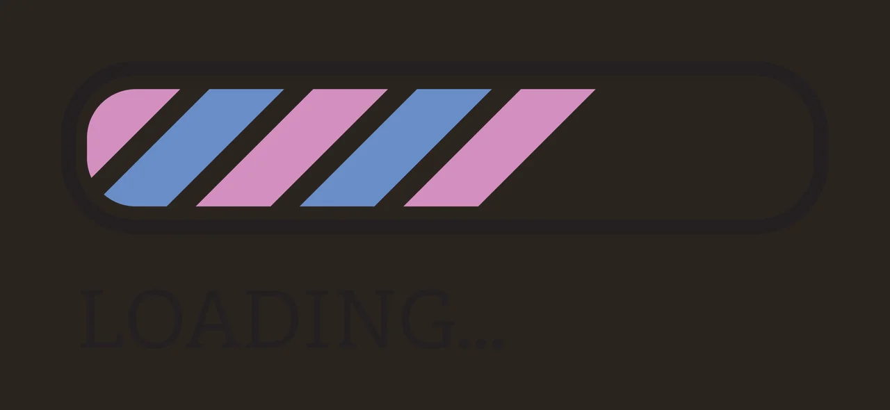 Loading Horizontal Progress Bar With Four Filled Segments ellipses contrast preview thumbnail