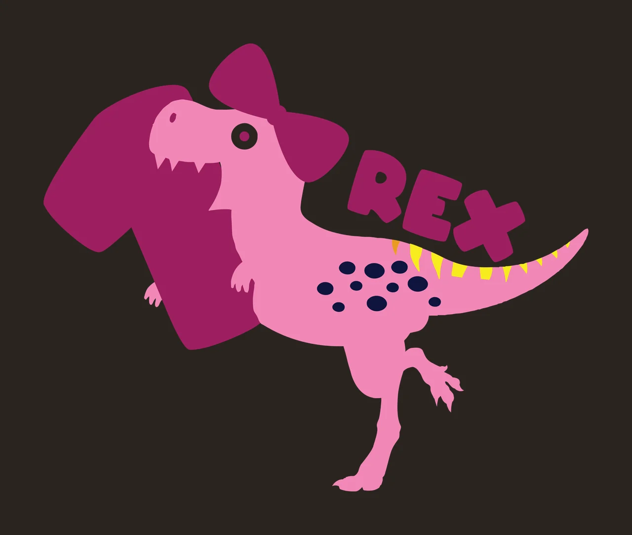 Dinosaur Silhouette Holding Object cartoon black white plain contrast preview thumbnail