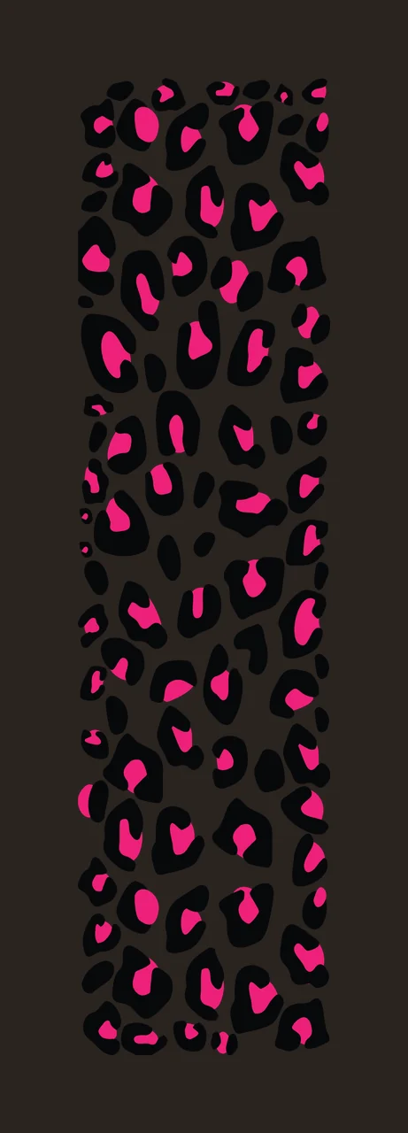 Vertical Black Leopard Print Texture spots graphic pattern contrast preview thumbnail