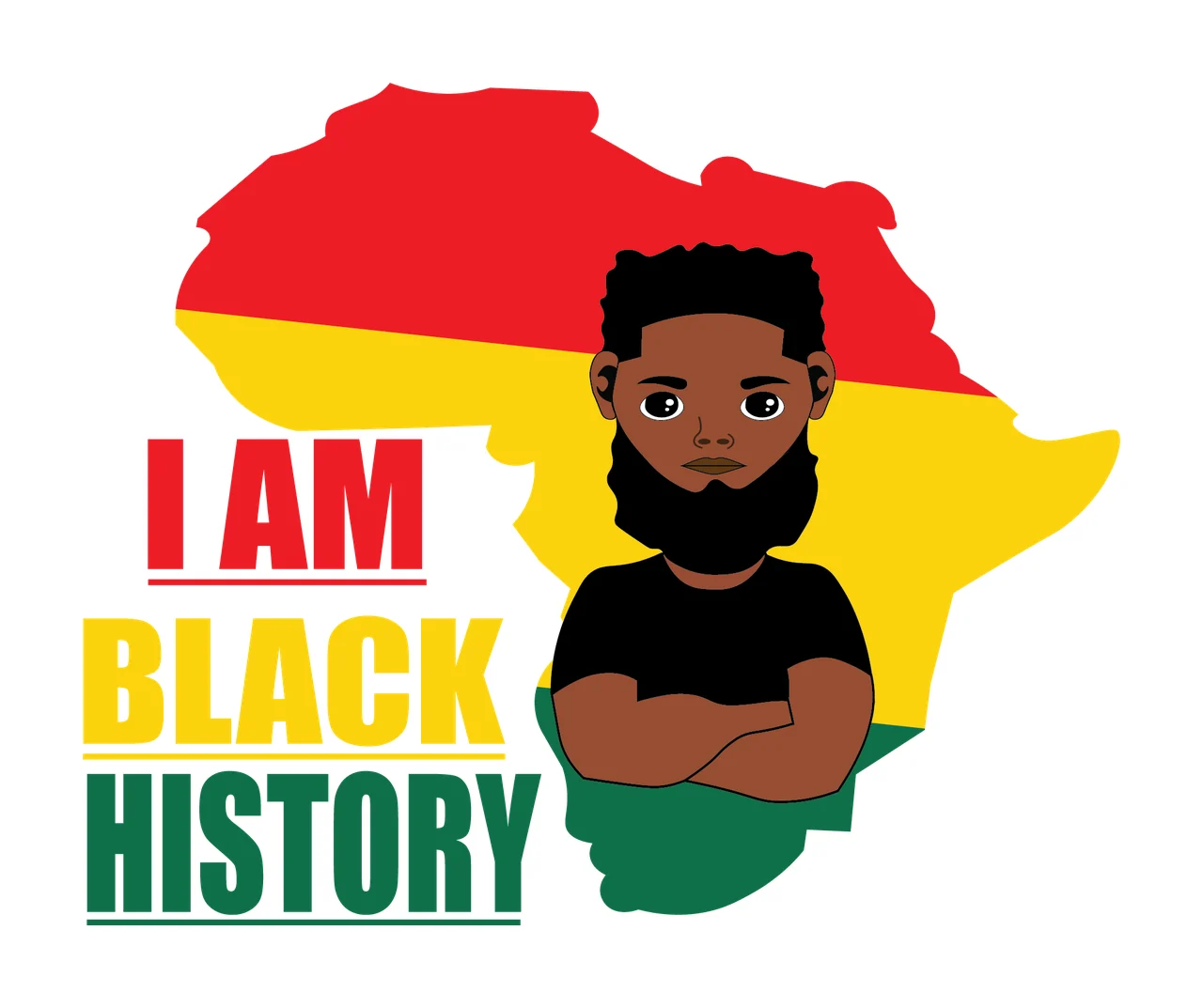 Can Glass Wrap I Am Black History Map