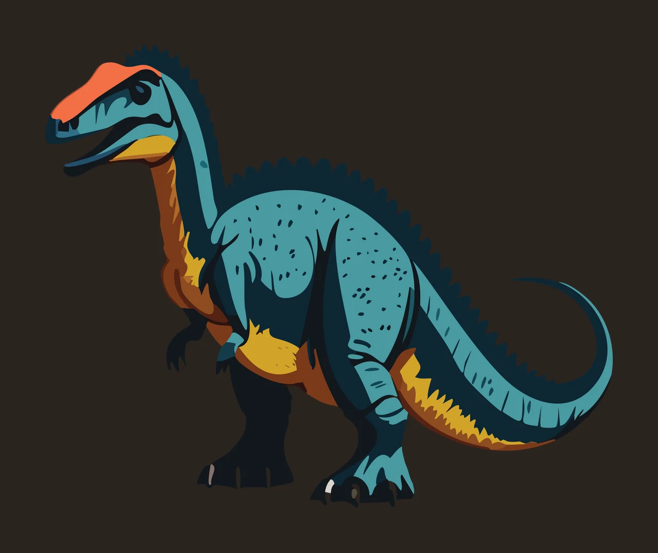 Dinosaur Silhouette With Bone Texture standing bones internal lines contrast preview thumbnail