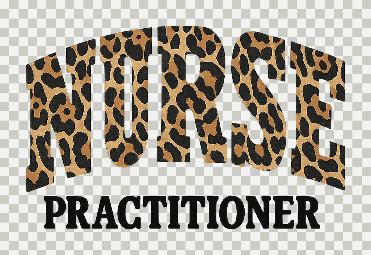 Leopard Nurse Practitioner Nurse Life Leopard Print Nursing transparency and detail preview thumbnail