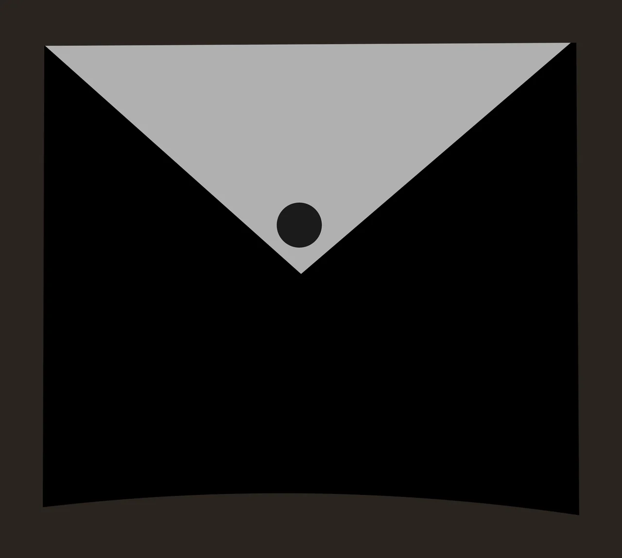 Black Square With Curved Bottom side minimalist shape plain white contrast preview thumbnail