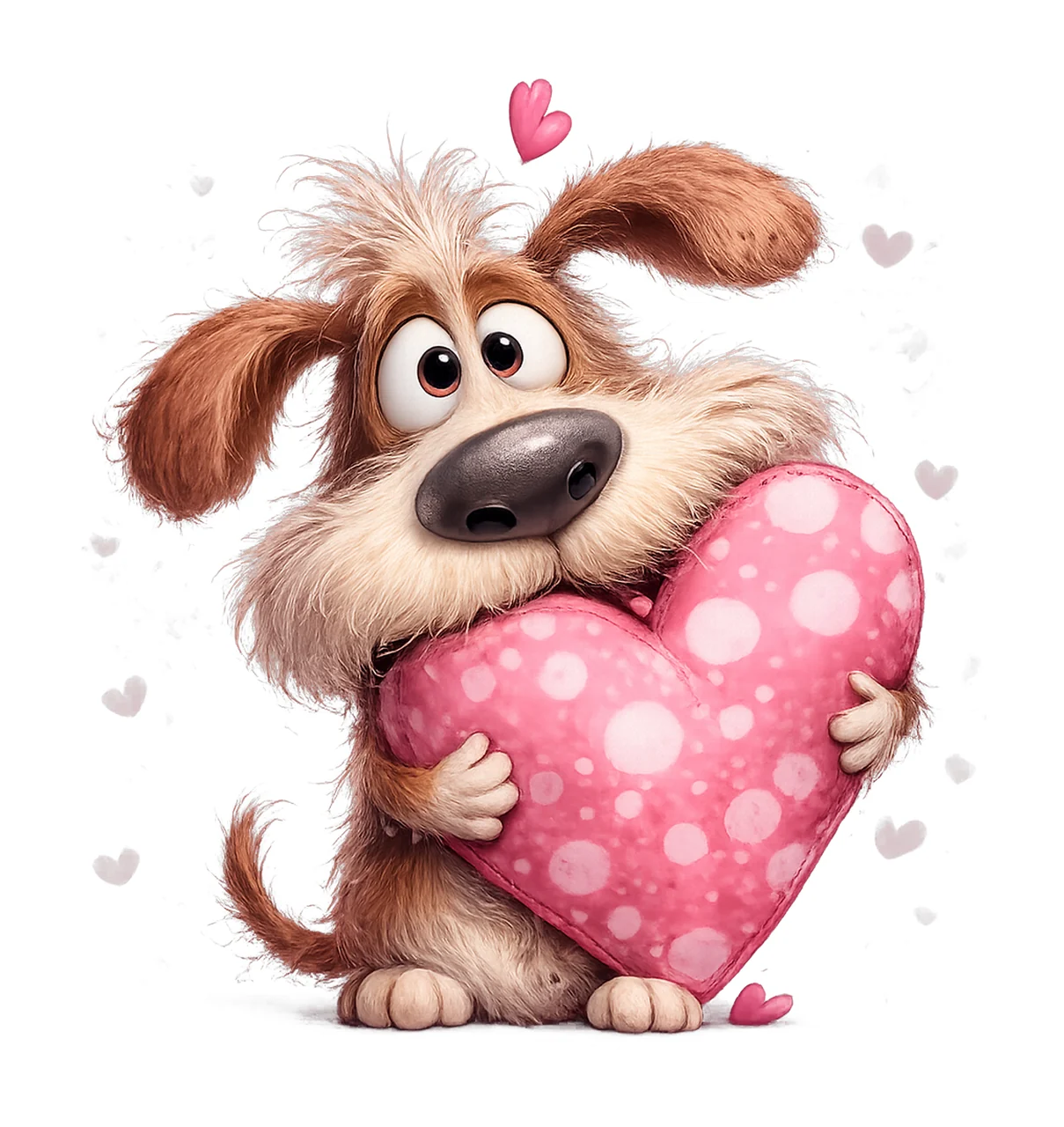 Valentine Animals Set Romantic Watercolor Love Artwork Cute