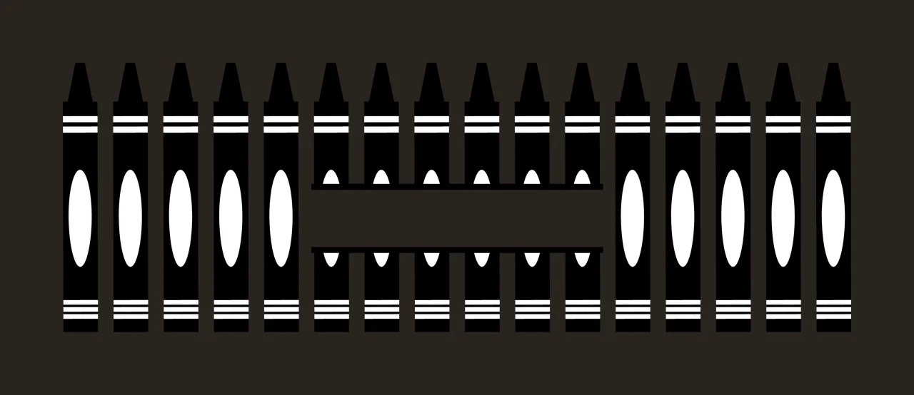 Can Glass Wrap Crayons Arranged In A Border contrast preview thumbnail