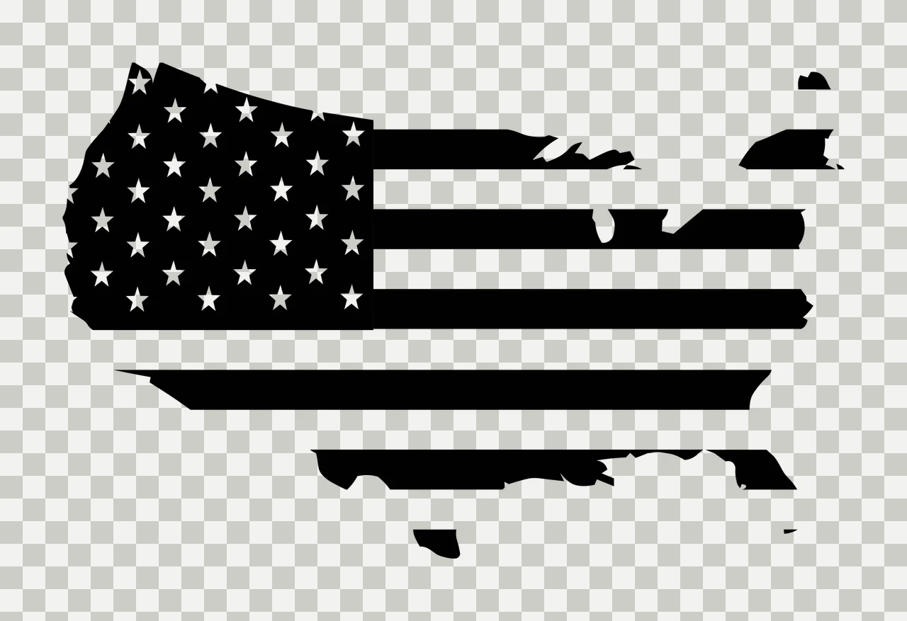 Flag Map Silhouette Pattern outline Fill stars horizontal lines transparency and detail preview thumbnail