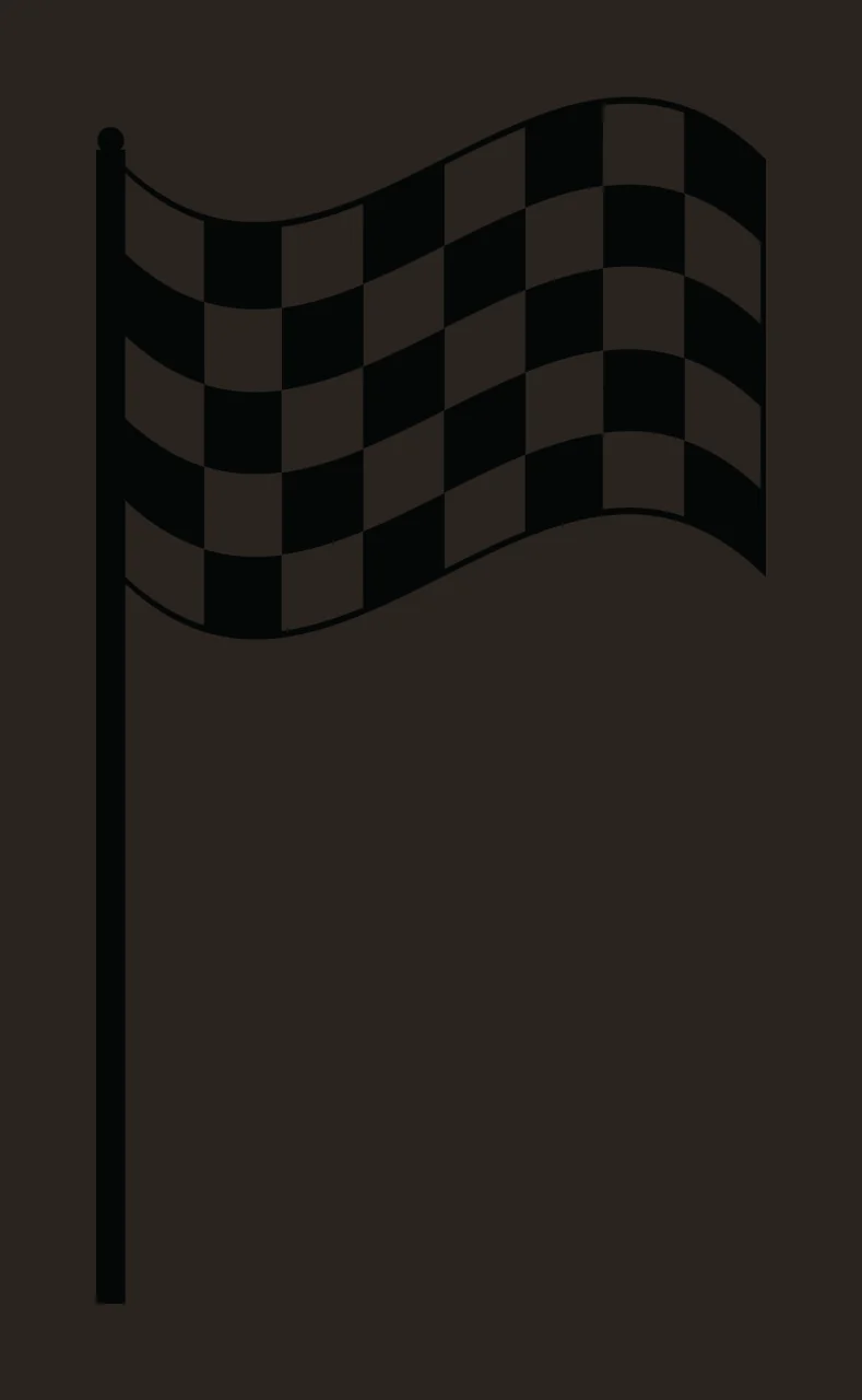 Checkered Race Flag On A Pole Waving pattern black white plain contrast preview thumbnail