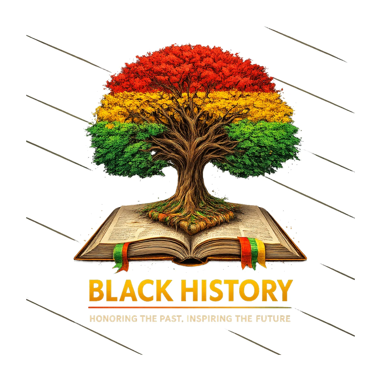 Black History Month African Heritage Tree Cultural Pride