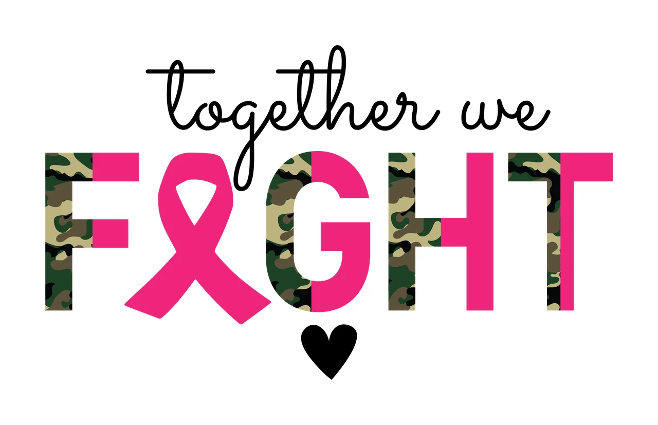 Awareness Black Ribbon typography inspirational heart white