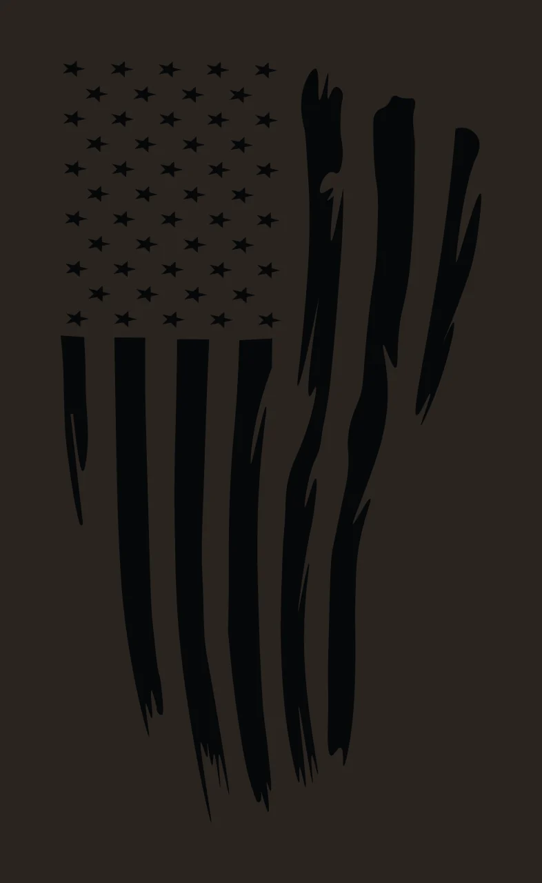 Flag Stars Vertical With Distressed Brush Strokes hanging stripes contrast preview thumbnail