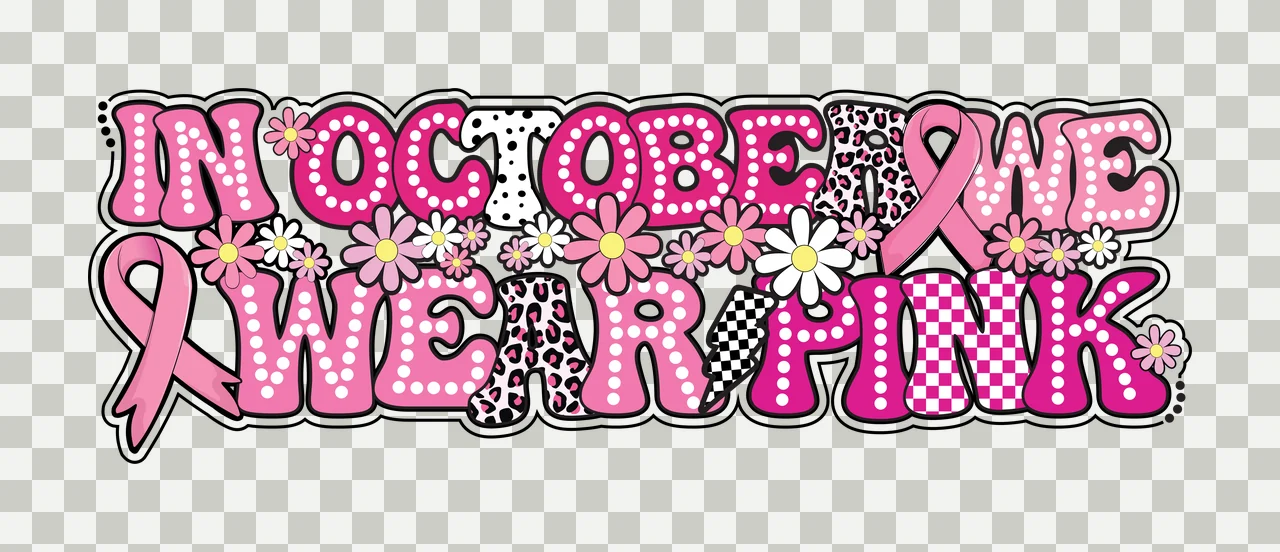 Pink October Bus scalable logo design icon transparency and detail preview thumbnail
