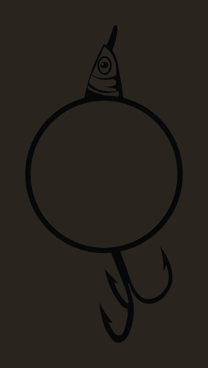 Fishing Hunting Monogram Character 21 fisherman angler bass contrast preview thumbnail