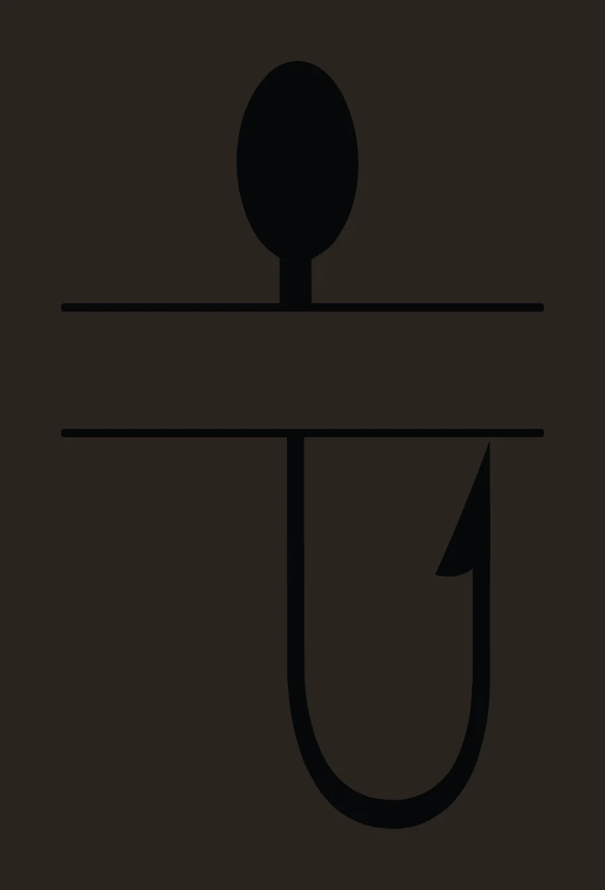 Fishing Hunting Monogram Character 08 fisherman angler Variation contrast preview thumbnail