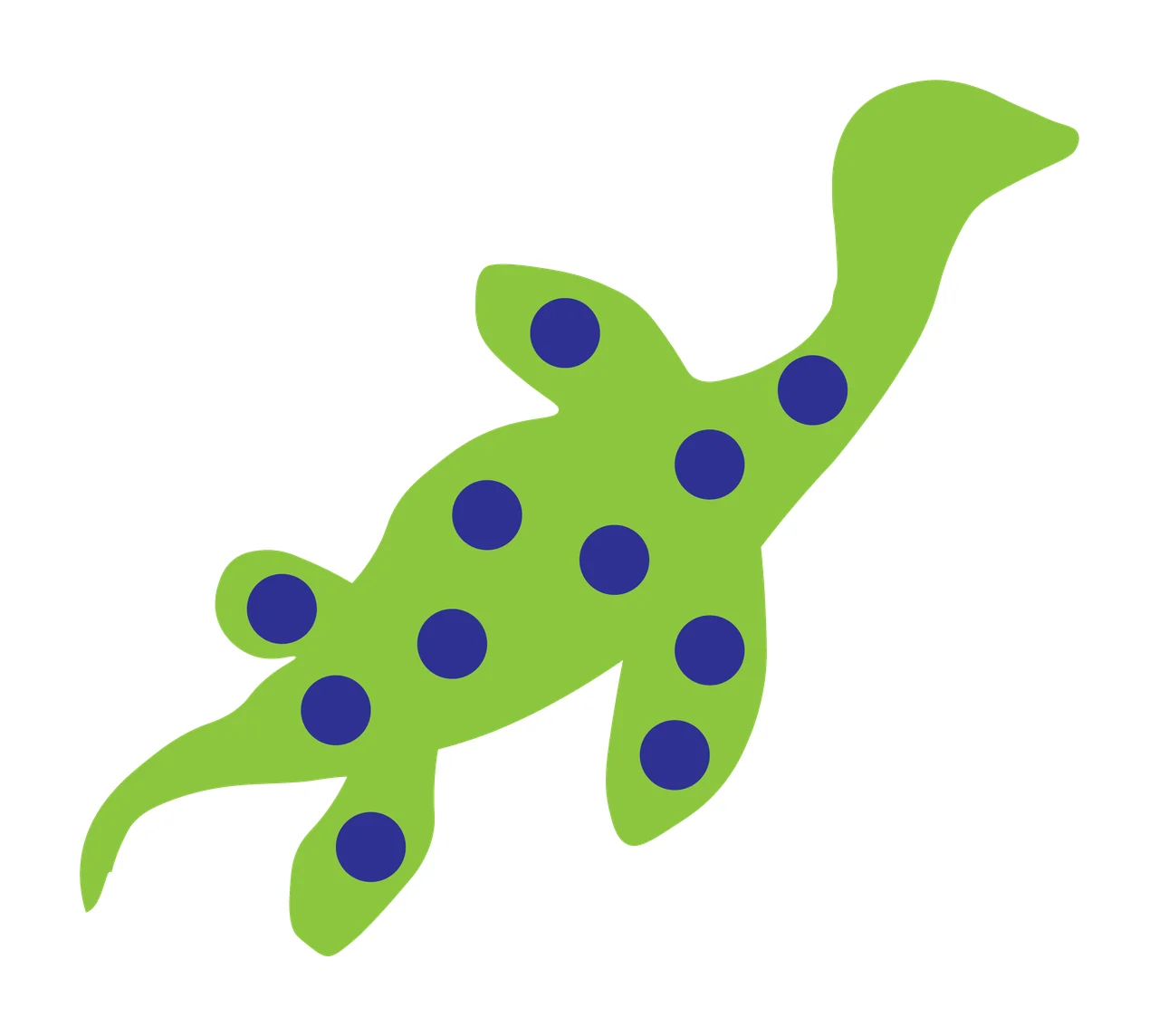 Aquatic Creature Swimming With Fins And Long Neck