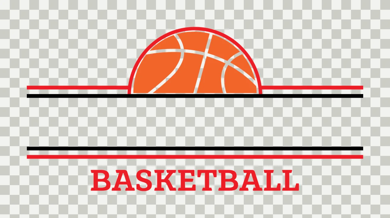 Can Glass Wrap Basketball Text With Ball Frame transparency and detail preview thumbnail