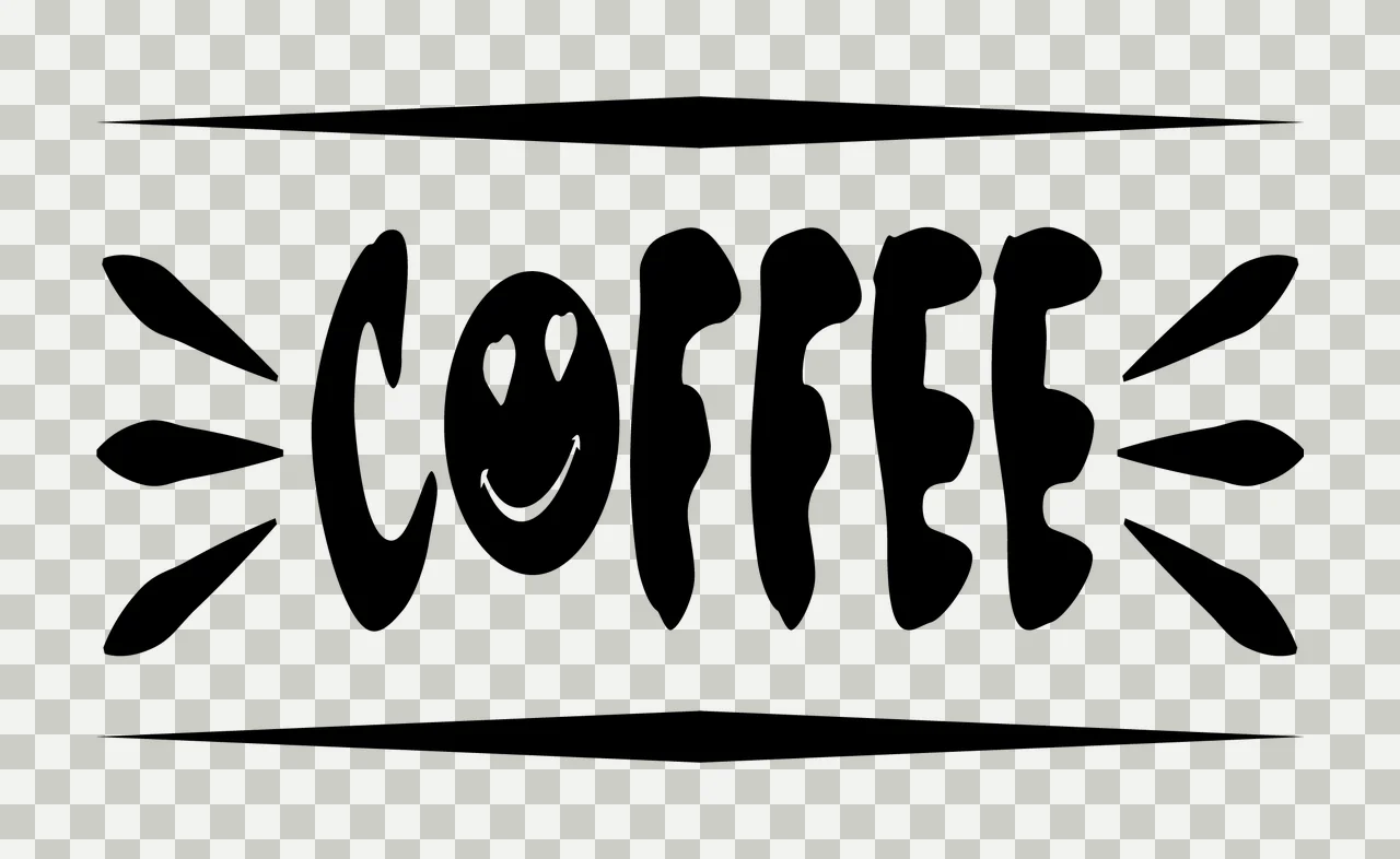 Can Glass Wrap Coffee Black Text Graphic Reading decorating transparency and detail preview thumbnail