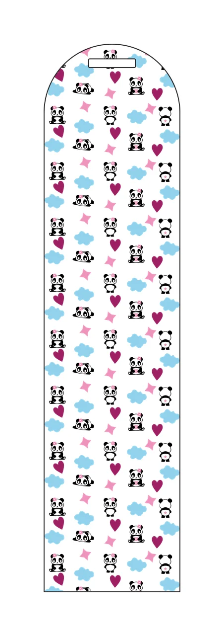 Bear And Cloud Repeating Pattern bears clouds hearts stars